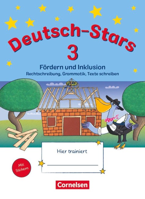 Deutsch-Stars 3. Schuljahr. Fördern und Inklusion - Übungsheft. Mit Lösungen - Ruth Dolenc-Petz, Eva Nagai, Barbara Eiband