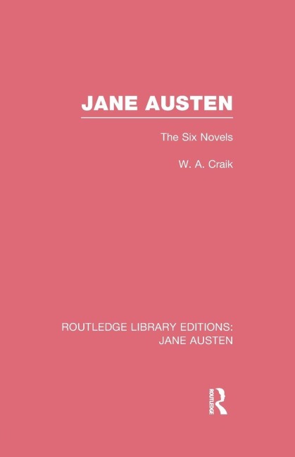 Jane Austen (RLE Jane Austen) - Wendy Craik