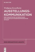 Cover-Bild zum Titel 'Ausstellungskommunikation' von 'Wolfgang Kesselheim'