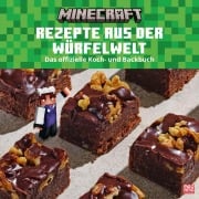 Cover-Bild zum Titel 'Minecraft. Rezepte aus der Würfelwelt. Das offizielle Koch- und Backbuch' von 'Mojang AB, Victoria Granof, Emma Carlson Berne, Danica Davidson'