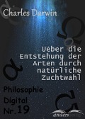 Cover-Bild zum Titel 'Ueber die Entstehung der Arten durch natürliche Zuchtwahl' von 'Charles Darwin'