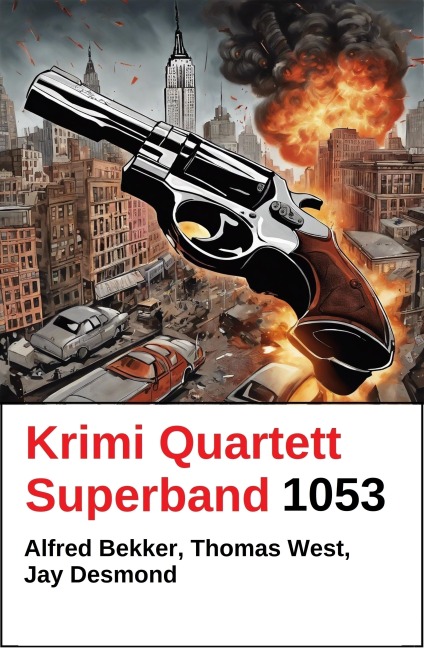 Krimi Quartett Superband 1053 - Alfred Bekker, Thomas West, Jay Desmond