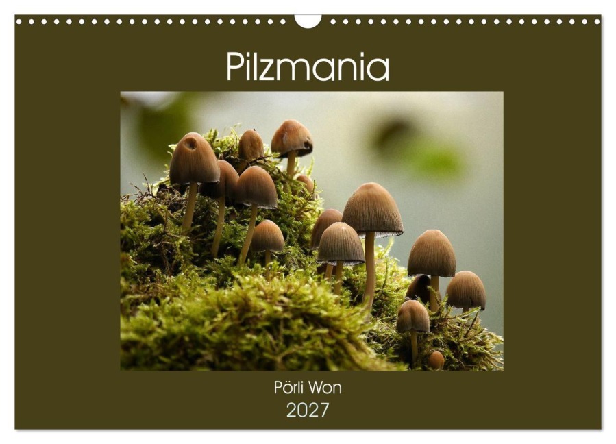 Pilzmania (Wandkalender 2027 DIN A3 quer), CALVENDO Monatskalender - Pörli Won
