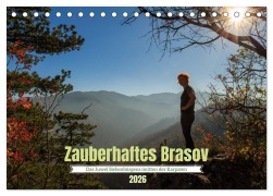 Cover-Bild zum Titel 'Zauberhaftes Brasov - Das Juwel Siebenbürgens imitten der Karpaten (Tischkalender 2026 DIN A5 quer), CALVENDO Monatskalender' von 'Drachenkind-Fotografie Drachenkind-Fotografie'