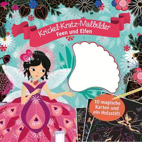 Krickel-Kratz-Malbilder. Feen und Elfen - 