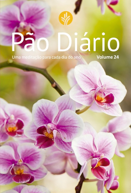 Pão Diário volume 24 - Capa flores - 