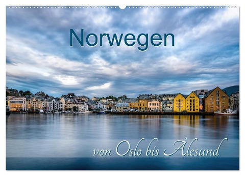 Norwegen von Oslo bis Ålesund (Wandkalender 2024 DIN A2 quer), CALVENDO Monatskalender - Stefan Mosert