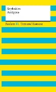 Cover-Bild zum Titel 'Antigone. Textausgabe mit Kommentar und Materialien' von 'Sophokles'