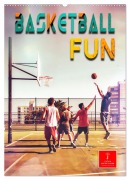 Cover-Bild zum Titel 'Basketball Fun (Wandkalender 2026 DIN A2 hoch), CALVENDO Monatskalender' von 'Peter Roder'