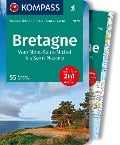 Cover-Bild zum Titel 'KOMPASS Wanderführer Bretagne, vom Mont-Saint-Michel bis Saint-Nazaire, 55 Touren mit Extra-Tourenkarte' von 'Michael Will'