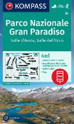 KOMPASS Wanderkarte 86 Parco Nazionale Gran Paradiso, Valle d'Aosta, Valle dell'Orco 1:50.000 - 