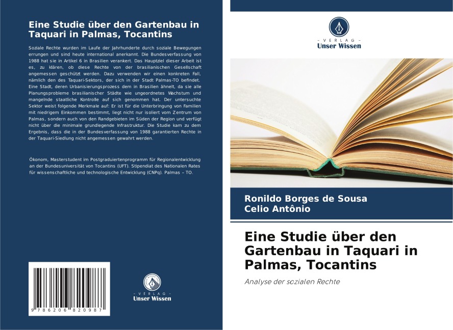 Eine Studie über den Gartenbau in Taquari in Palmas, Tocantins - Ronildo Borges de Sousa, Celio Antônio
