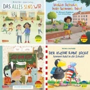 Cover-Bild zum Titel 'Maxi-Pixi-4er-Set 125: Bald bin ich ein Schulkind! (4x1 Exemplar)' von 'Diverse'