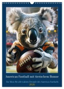 Cover-Bild zum Titel 'American Football mit tierischem Humor (Wandkalender 2026 DIN A3 hoch), CALVENDO Monatskalender' von 'Peter Rübsamen'