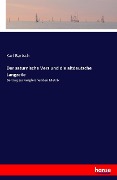 Cover-Bild zum Titel 'Der saturnische Vers und die altdeutsche Langzeile' von 'Karl Bartsch'