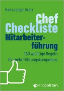 Cover-Bild zum Titel 'Chef-Checkliste Mitarbeiterführung' von 'Hans-Jürgen Kratz'