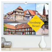 Cover-Bild zum Titel 'Nienburg - Weser (hochwertiger Premium Wandkalender 2026 DIN A2 quer), Kunstdruck in Hochglanz' von 'Günther Klünder'