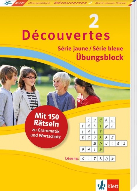 Découvertes 2 jaune/bleue - Übungsblock 2. Lernjahr - 