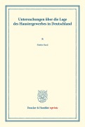 Cover-Bild zum Titel 'Untersuchungen über die Lage des Hausiergewerbes in Deutschland.' von '/'