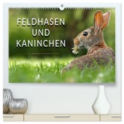 Cover-Bild zum Titel 'Feldhasen und Kaninchen (hochwertiger Premium Wandkalender 2026 DIN A2 quer), Kunstdruck in Hochglanz' von 'Peter Roder'