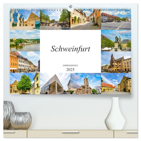 Schweinfurt Impressionen (hochwertiger Premium Wandkalender 2025 DIN A2 quer), Kunstdruck in Hochglanz - Dirk Meutzner