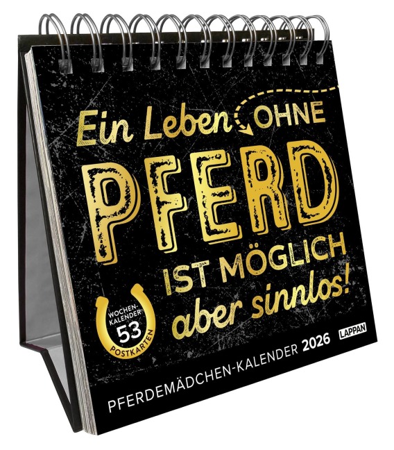 Pferdemädchen 2026 - Ein Leben ohne Pferd ist möglich, aber sinnlos - 