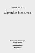 Cover-Bild zum Titel 'Allgemeines Priestertum' von 'Volker Gäckle'