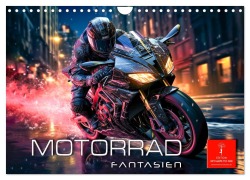 Cover-Bild zum Titel 'Motorrad Fantasien (Wandkalender 2026 DIN A4 quer), CALVENDO Monatskalender' von 'Peter Roder'
