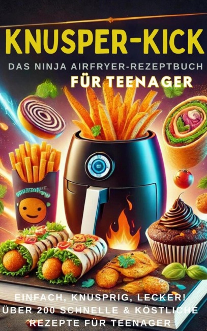 KNUSPER-KICK: Das Ninja Airfryer-Rezeptbuch - Einfach, knusprig, lecker![FARBAUSGABE] - Mira Rezeptkicker