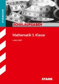 Cover-Bild zum Titel 'Schulaufgaben Gymnasium - Mathematik  5. Klasse' von 'Carlo Vöst'