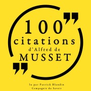 Cover-Bild zum Titel '100 citations d'Alfred de Musset' von 'Alfred De Musset'