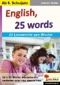 English, 25 words - Jochen Vatter