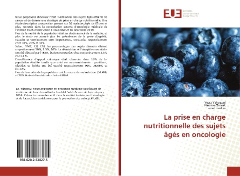 La prise en charge nutritionnelle des sujets âgés en oncologie - Yosra Yahyaoui, Nesrine Chraiet, Amel Mezlini