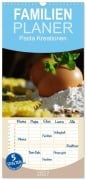 Cover-Bild zum Titel 'Familienplaner 2027 - Pasta Kreationen mit 5 Spalten (Wandkalender, 21 x 45 cm) CALVENDO' von 'Tanja Riedel'