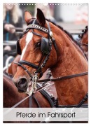 Cover-Bild zum Titel 'Pferde im Fahrsport (Wandkalender 2027 DIN A3 hoch), CALVENDO Monatskalender' von 'Marion Sixt'