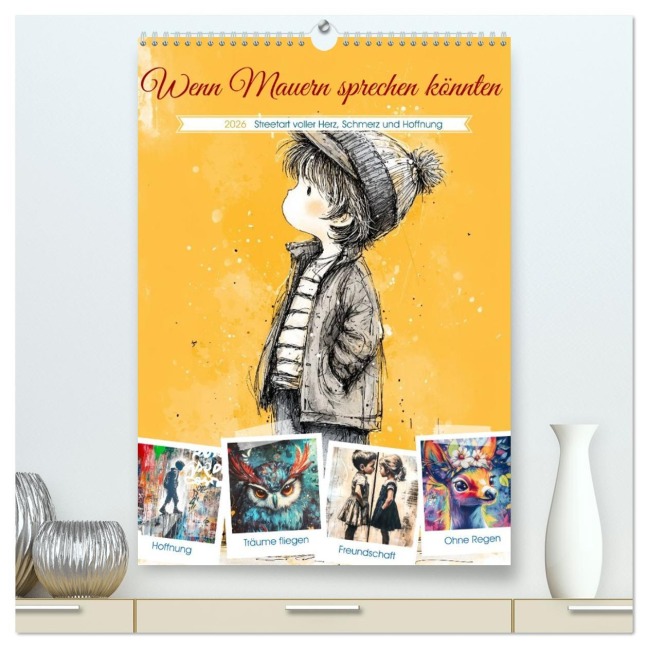 Wenn Mauern sprechen könnten (hochwertiger Premium Wandkalender 2026 DIN A2 hoch), Kunstdruck in Hochglanz - Steffen Gierok-Latniak