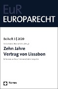 Cover-Bild zum Titel 'Zehn Jahre Vertrag von Lissabon' von ''