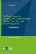 Cover-Bild zum Titel 'Die Bewertung des inländischen Grundvermögens für die Erbschaft- und Schenkungsteuer' von 'Peter Handzik'