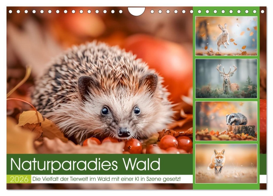 Naturparadies Wald (Wandkalender 2026 DIN A4 quer), CALVENDO Monatskalender - Steffen Gierok-Latniak Naturparadies Wald (Wandkalender 2026 DIN A4 quer), CALVENDO Monatskalender - Steffen Gierok-Latniak