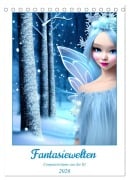 Cover-Bild zum Titel 'Fantasiewelten - Computerträume aus der KI (Tischkalender 2026 DIN A5 hoch), CALVENDO Monatskalender' von 'Christine Aka Stine1'