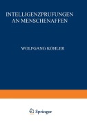 Cover-Bild zum Titel 'Intelligenzprüfungen an Menschenaffen' von 'Wolfgang Köhler'