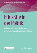 Cover-Bild zum Titel 'Ethikräte in der Politik' von 'Gordian Ezazi'