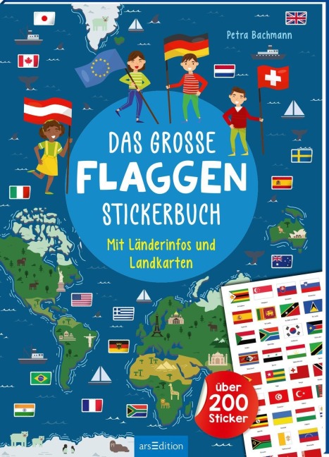 Das große Flaggen-Stickerbuch - Petra Bachmann
