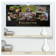 Cover-Bild zum Titel 'Fischotter - putzige Kerlchen und elegante Schwimmer (hochwertiger Premium Wandkalender 2026 DIN A2 quer), Kunstdruck in Hochglanz' von 'Peter Roder'