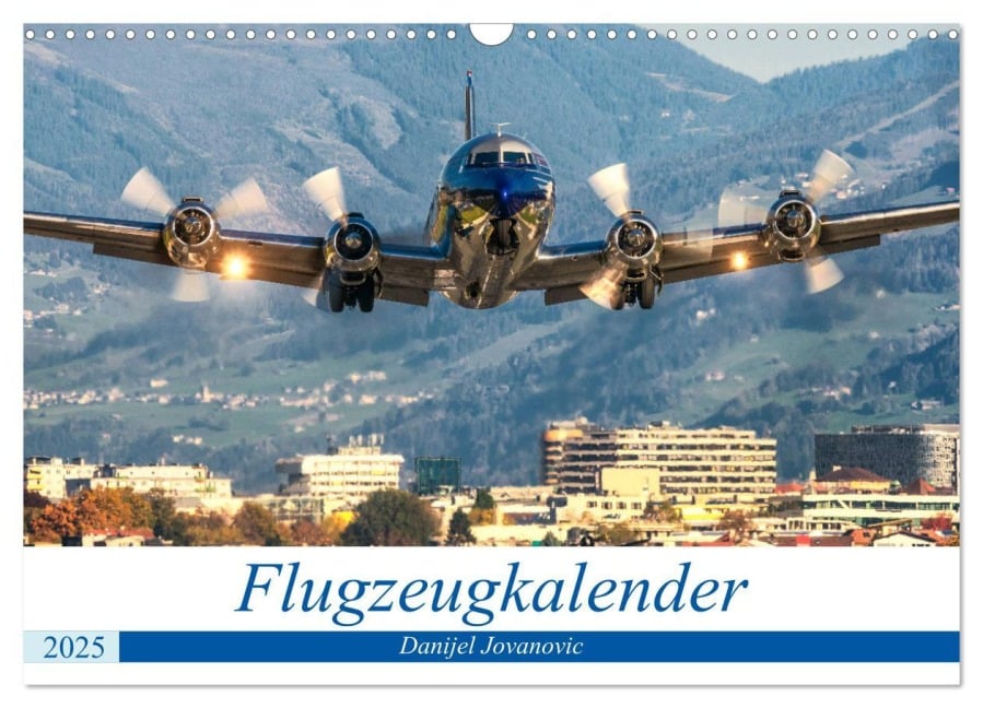 Flugzeugkalender (Wandkalender 2025 DIN A3 quer), CALVENDO Monatskalender - Danijel Jovanovic