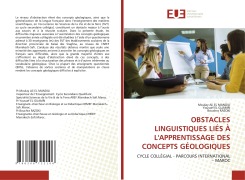 OBSTACLES LINGUISTIQUES LIÉS À L'APPRENTISSAGE DES CONCEPTS GÉOLOGIQUES - Moulay Ali El Mandili, Youssef El Guamri, Bouchra Razoki