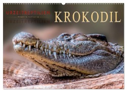 Cover-Bild zum Titel 'Urzeitreptilien - Krokodil (Wandkalender 2026 DIN A2 quer), CALVENDO Monatskalender' von 'Peter Roder'