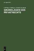 Cover-Bild zum Titel 'Grundlagen des Privatrechts' von 'Christian Bernzen, Frank Diedrich'