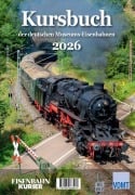 Cover-Bild zum Titel 'Kursbuch der deutschen Museums-Eisenbahnen - 2026' von ''