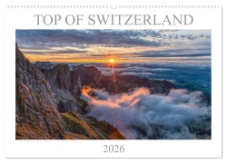 Cover-Bild zum Titel 'Top of Switzerland (Wandkalender 2026 DIN A2 quer), CALVENDO Monatskalender' von 'Christian Heeb'
